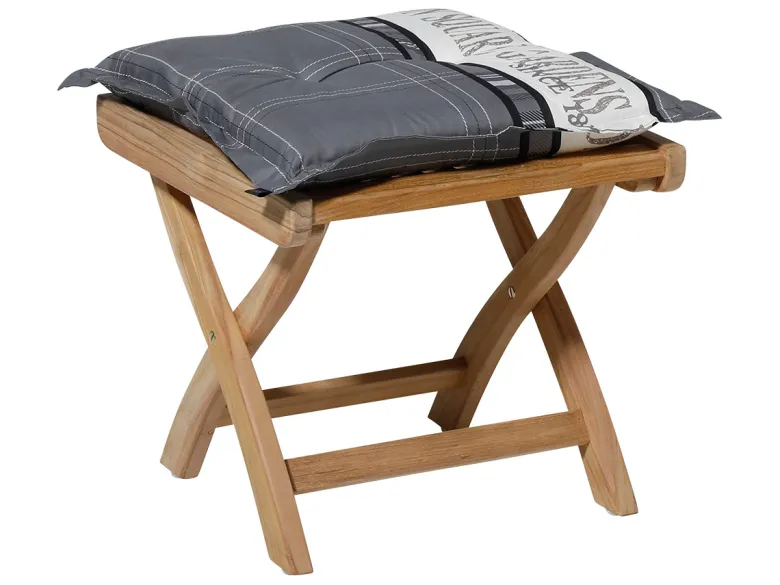 Madison Garden grey hocker kussen