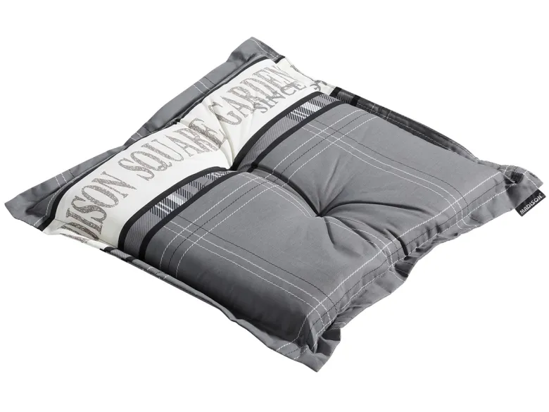 Madison Garden grey hocker kussen