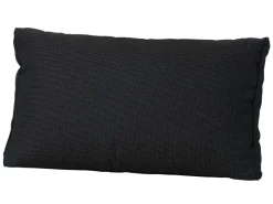 Madison Luxe Rib Black 60 x 40 cm loungekussen - Rugkussen