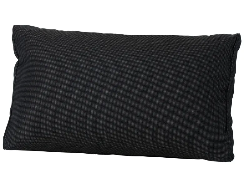 Madison Luxe Rib Black 60 x 40 cm loungekussen - Rugkussen