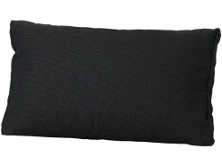 Madison Luxe Rib Black 73 x 43 cm loungekussen - Rugkussen
