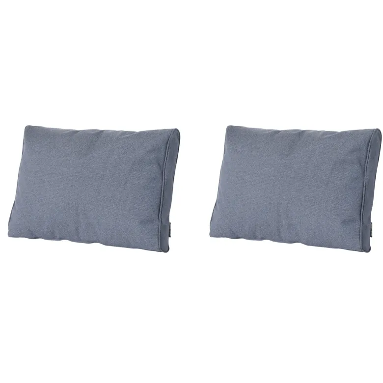 Madison Manchester denim Rugkussen - Set van 2
