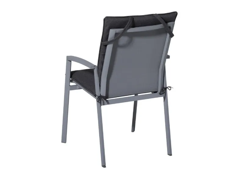 Madison Manchester grey outdoor stapelstoelkussen