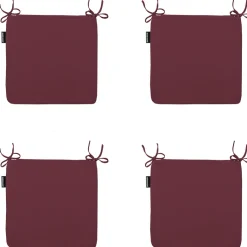 Madison Panama bordeaux Zitkussen - Set van 4