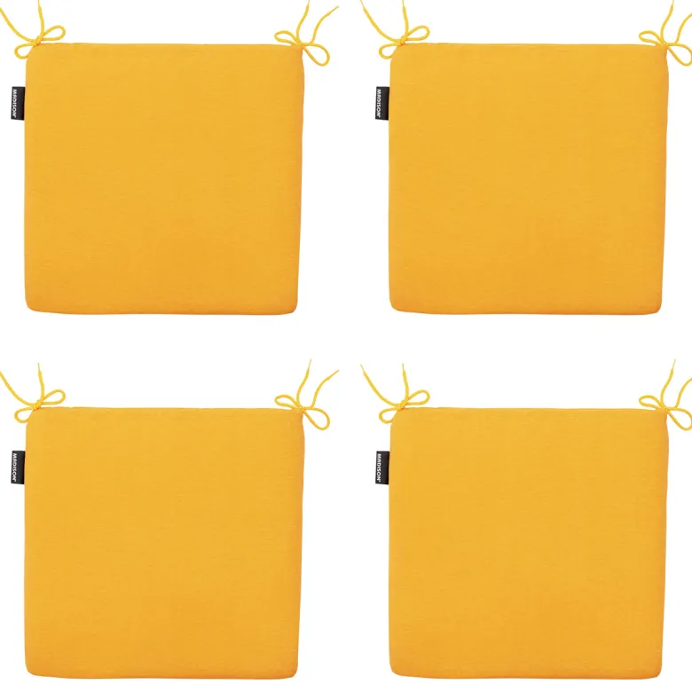 Madison Panama golden glow Zitkussen - Set van 4