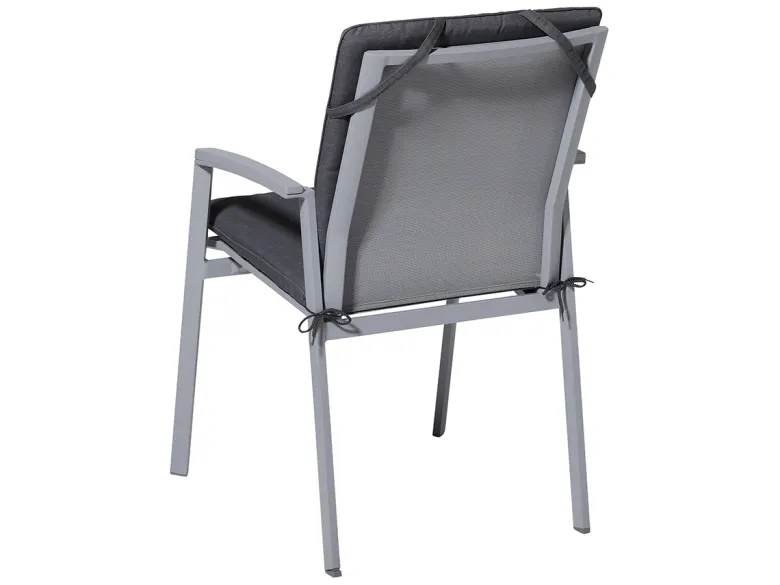 Madison Panama grey stapelstoel kussen