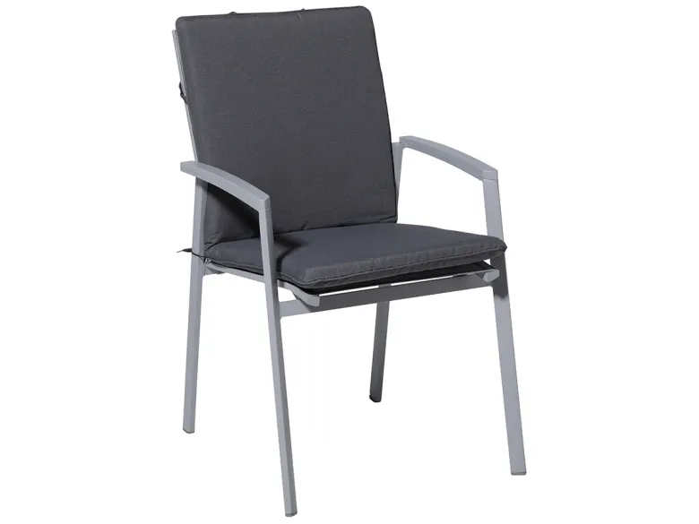 Madison Panama grey stapelstoel kussen