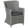 Madison Panama grey wicker universeel zitkussen