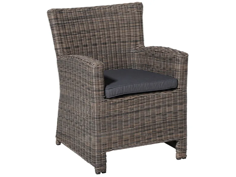 Madison Panama grey wicker zitkussen