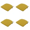 Madison Panama mustard Zitkussen - Set van 4