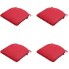 Madison Panama Red zitkussen - Set van 4