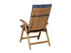 Madison Panama safier blue hoge rug tuinkussen