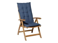Madison Panama safier blue hoge rug tuinkussen