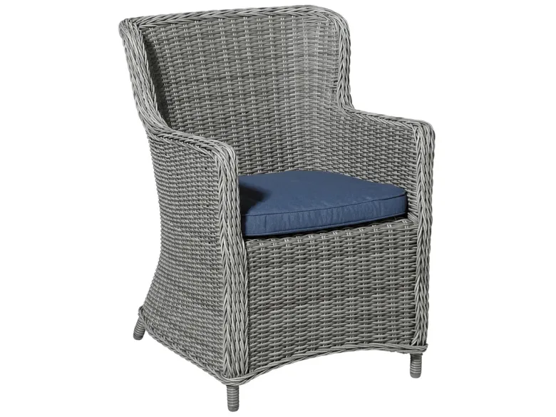 Madison Panama Safier Blue Wicker universeel zitkussen