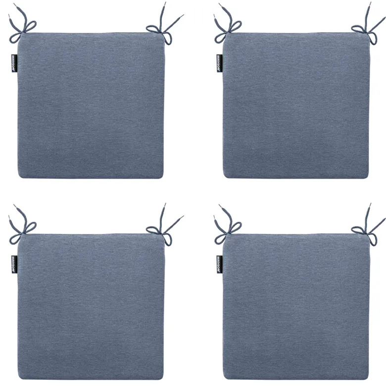 Madison Panama safier blue Zitkussen - Set van 4