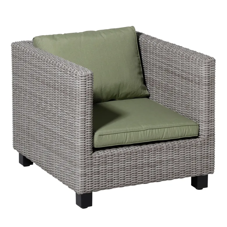 Madison Panama sage Rugkussen - Set van 2