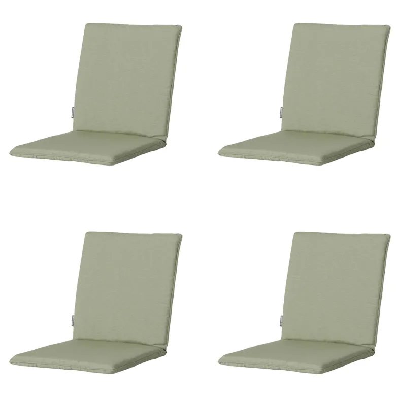 Madison Panama sage Stapelstoelkussen - Set van 4