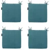 Madison Panama sea blue Zitkussen - Set van 4