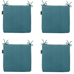 Madison Panama sea blue Zitkussen - Set van 4