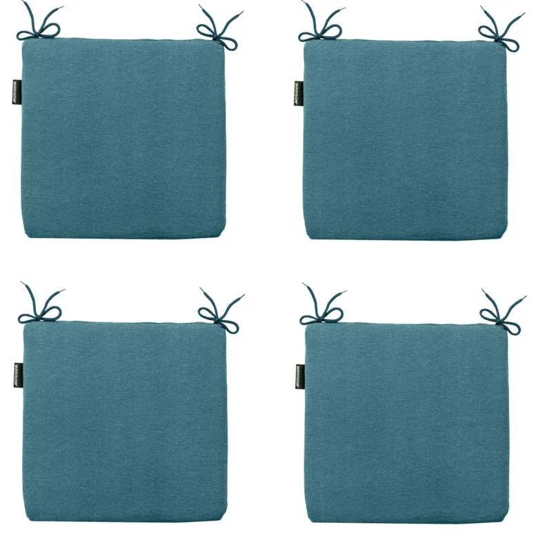 Madison Panama sea blue Zitkussen - Set van 4