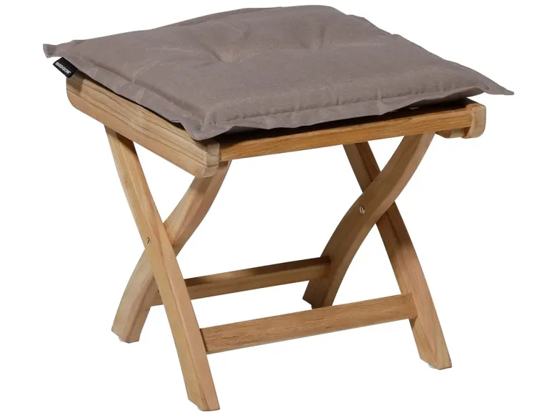 Madison Panama taupe hocker kussen