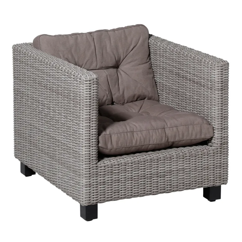 Madison Panama taupe Rugkussen - Set van 2