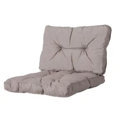 Madison Panama taupe Rugkussen - Set van 2