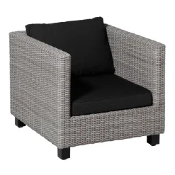 Madison Rib black Rugkussen - Set van 2
