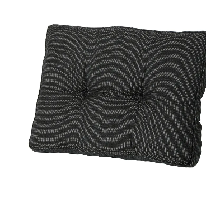 Madison Rib black Rugkussen - Set van 2