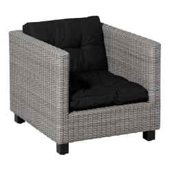 Madison Rib black Rugkussen - Set van 2