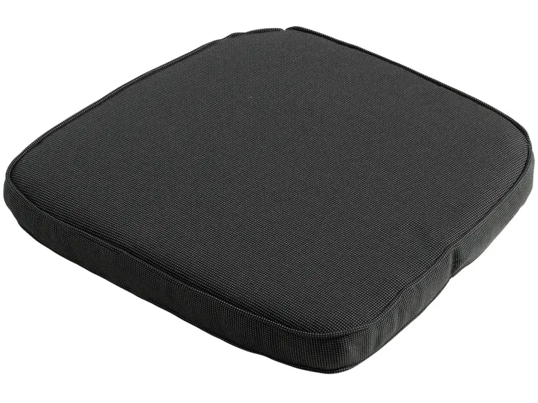 Madison Rib black wicker universeel zitkussen