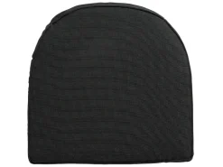 Madison Rib black wicker York zitkussen