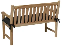 Madison Rib black 120 x 48 x 7 bankkussen