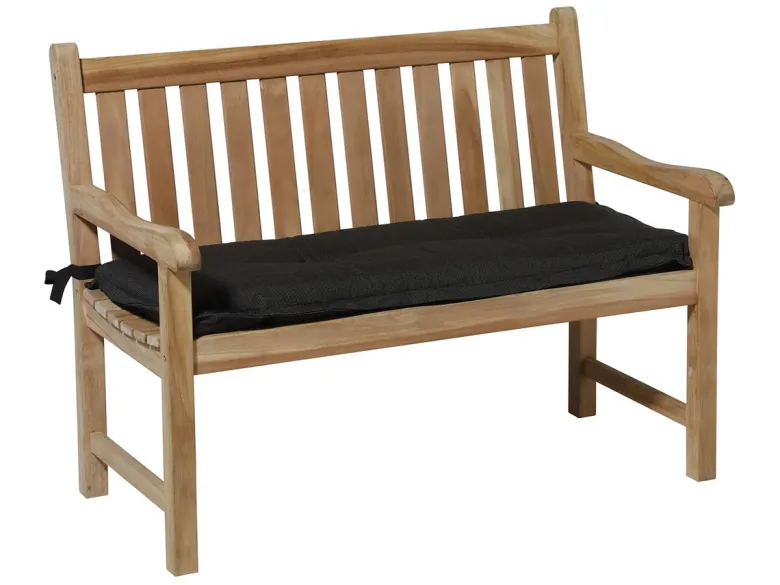 Madison Rib black 120 x 48 x 7 bankkussen