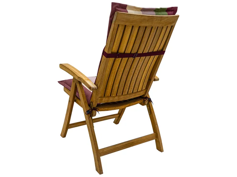 Madison Vivero bordeaux hoge rug tuinkussen