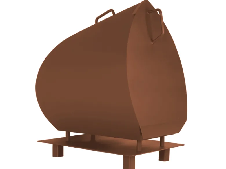 Magma Corten tuinhaard set