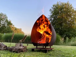 Magma Corten tuinhaard set