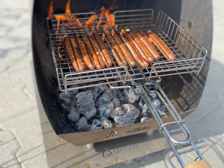 Magma RVS tuinhaard barbecue set