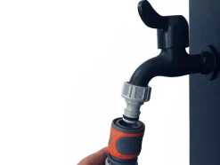 Magma zwart RVS luxe buitendouche