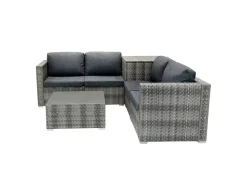Marielle Rotan Modulaire 6-Delige Meubel Set - Grijs