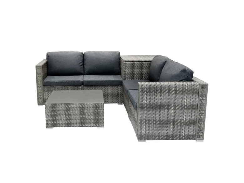 Marielle Rotan Modulaire 6-Delige Meubel Set - Grijs