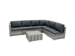 Marielle Rotan Modulaire 7-delige Meubelset - Grijs