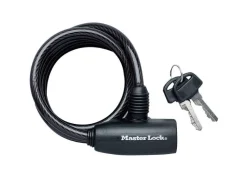 MasterLock O8 mm kabelslot met sleutels - 1,8 meter