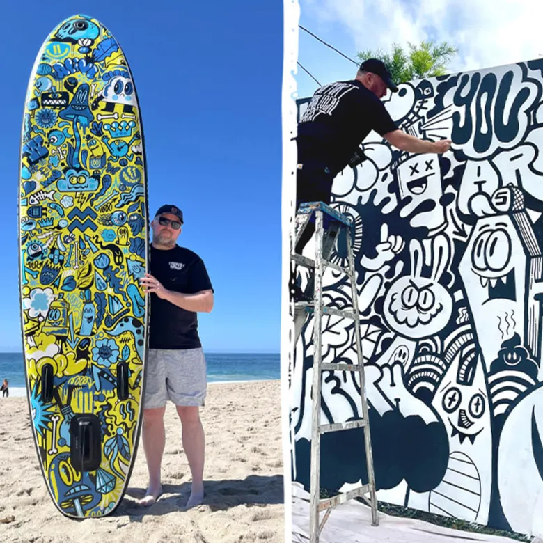 Matchu x Wotto opblaasbaar Sup Board - limited edition