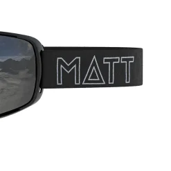 MATT Kompact zwarte skibril