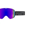 Matt scale skibril - blue