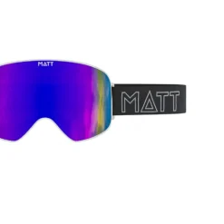 Matt scale skibril - blue