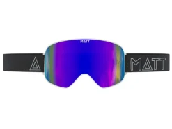 Matt scale skibril - blue