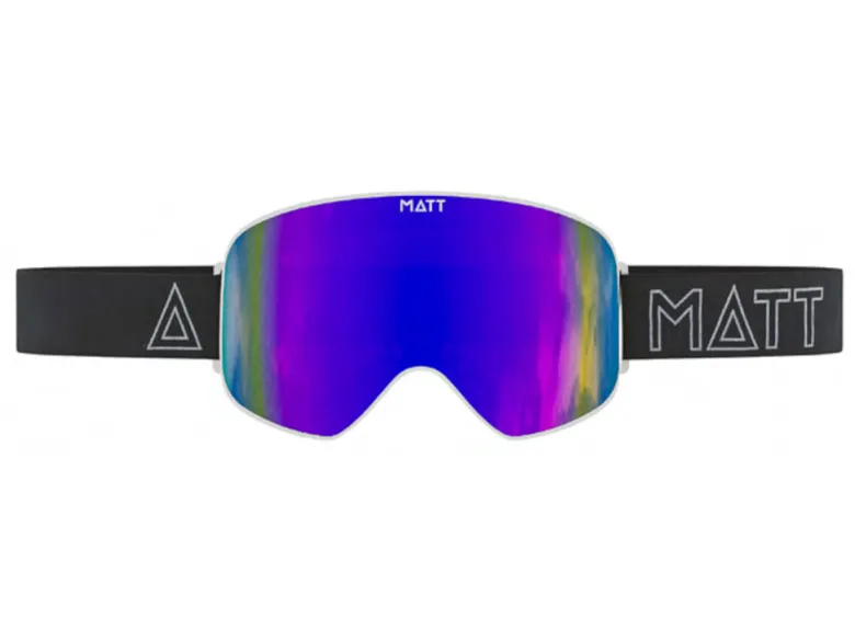 Matt scale skibril - blue