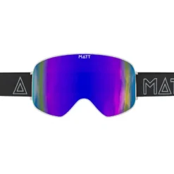 Matt scale skibril - blue